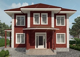 Постройка кирпичного дома по индивидуально выполненному проекту